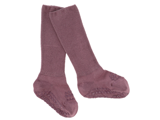 Bambus Non-slip sokker, Misty Plum - GoBabyGo