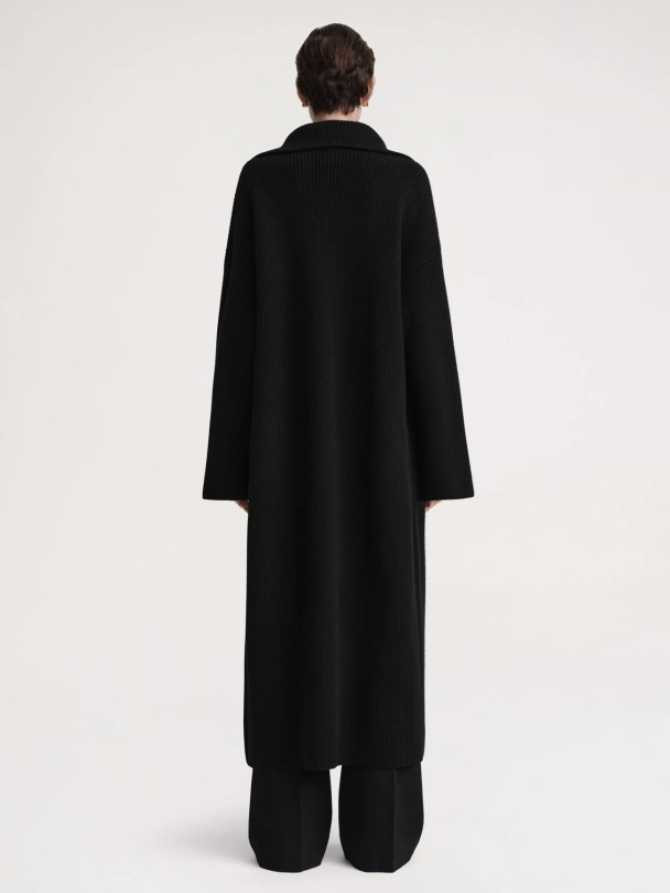 Rib-Knit Cardi Coat - Image 3