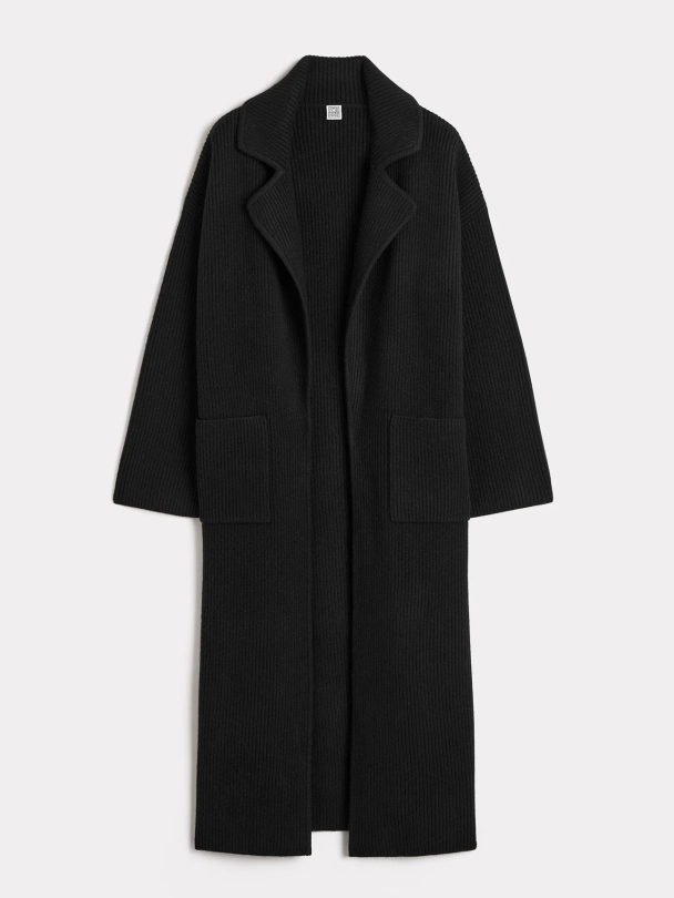 Rib-Knit Cardi Coat - Image 4