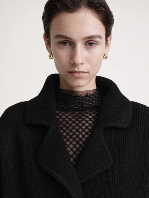 Rib-Knit Cardi Coat - Image 5