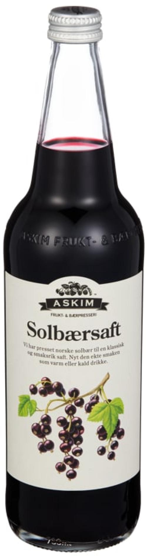 Solbærsaft 0,7L Askim