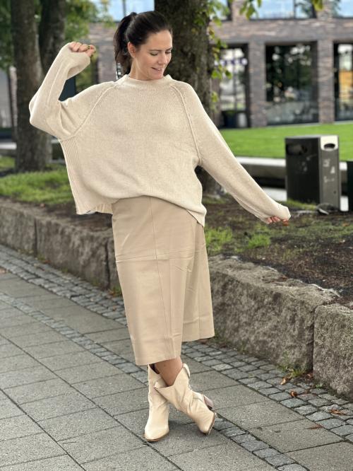 Kaya Sweater Beige Melange By Hazel