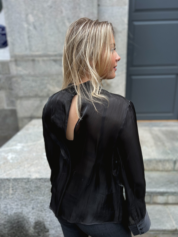 Yalia Blouse - Black  - Image 8