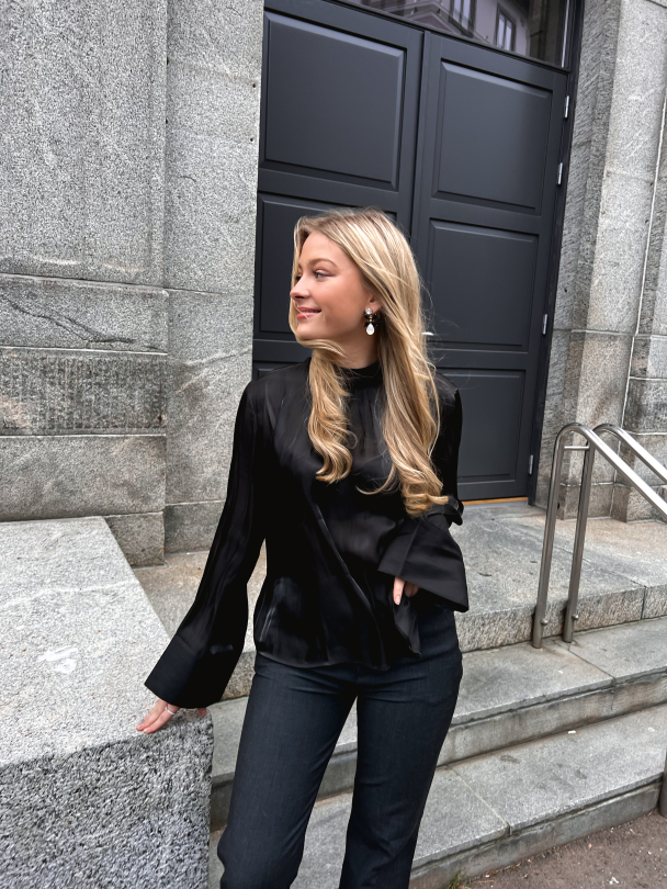 Yalia Blouse - Black  - Image 9