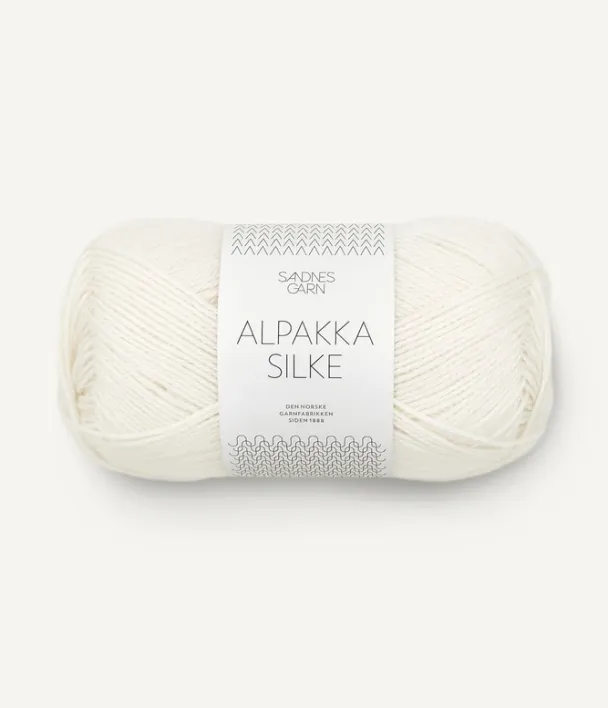 ALPAKKA/SILKE Hvit 1002            