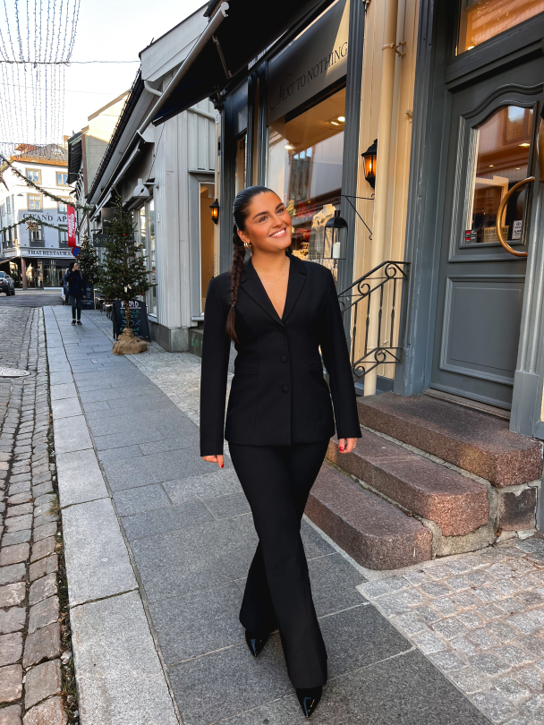 Bow Blazer - Black - Image 3