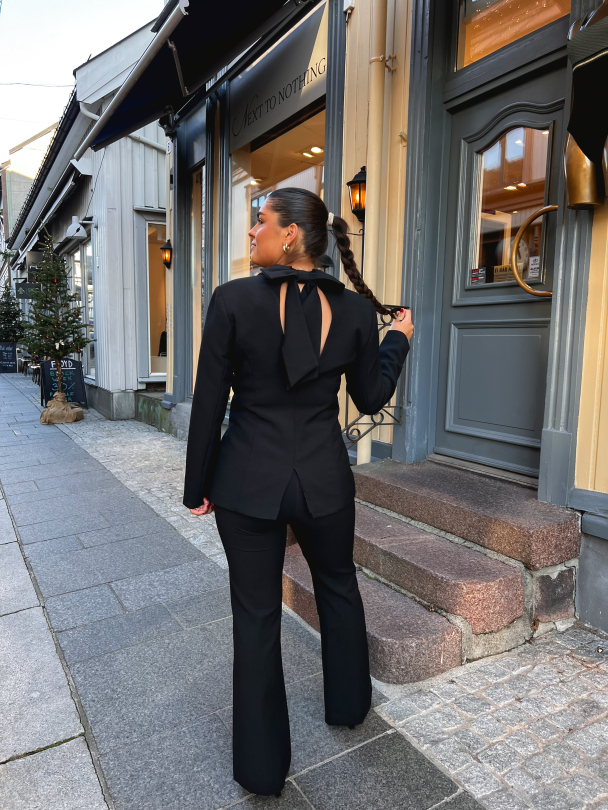 Bow Blazer - Black - Image 5