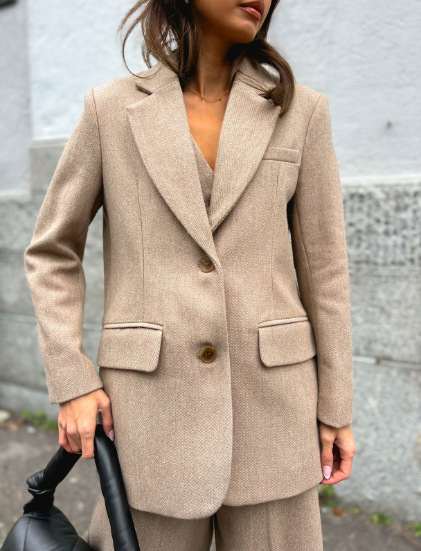 Britt Oversize Blazer - Cornstalk - Image 1