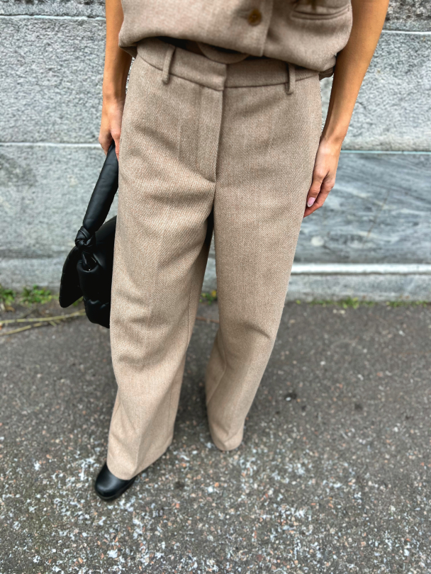 Britt Eliana Wide Pants - Cornstalk - Image 1