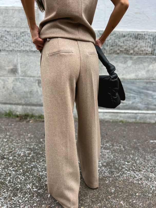 Britt Eliana Wide Pants - Cornstalk - Image 8