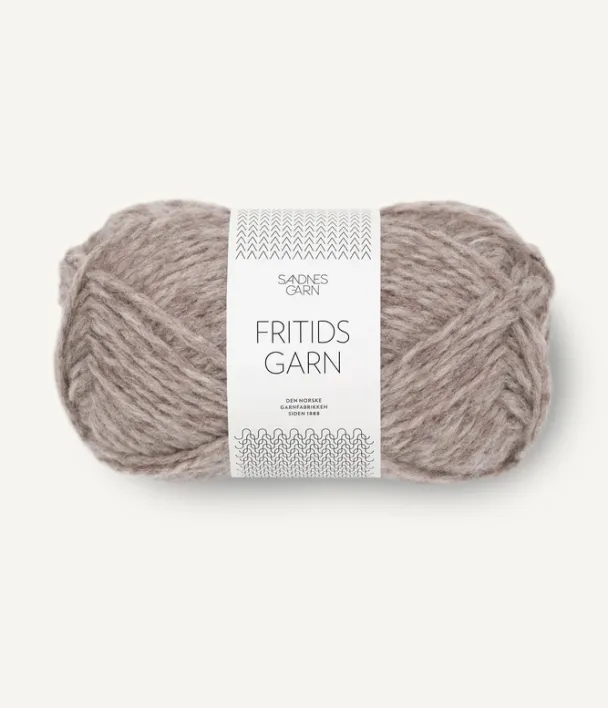 Fritidsgarn beigemelange 2650