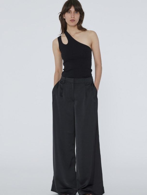 Wide Pleat Pants - Image 1