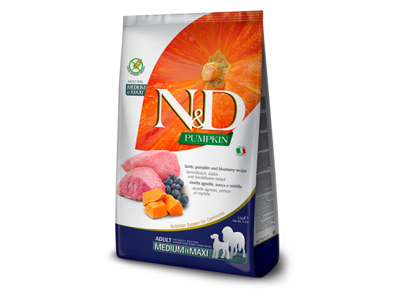 N&D Pumpkin Dog Lamb & Blueberry,12kg