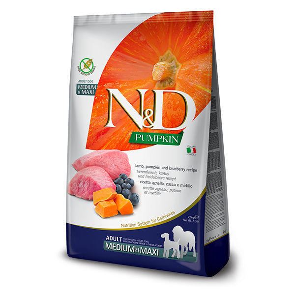 N&D Pumpkin Dog Lamb & Blueberry,12kg