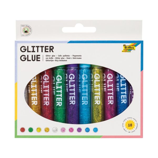 Glitterlim 9,5ml – 10stk