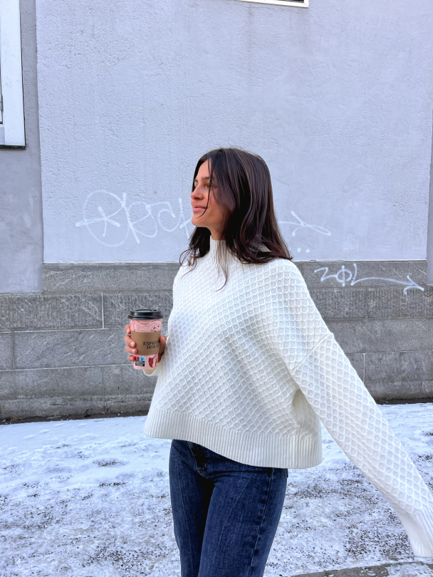 Oslo Knit - Off White - Image 5