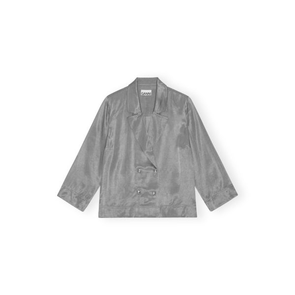  Washed Satin Shirt