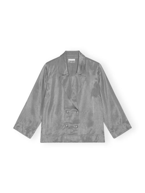  Washed Satin Shirt