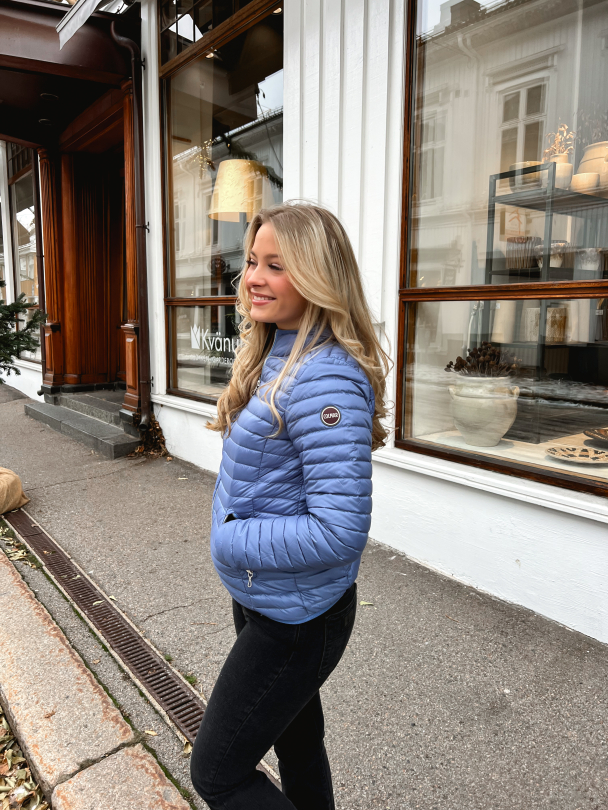 Sporty Hooded Downjacket - Cloudy Blue  - Image 6