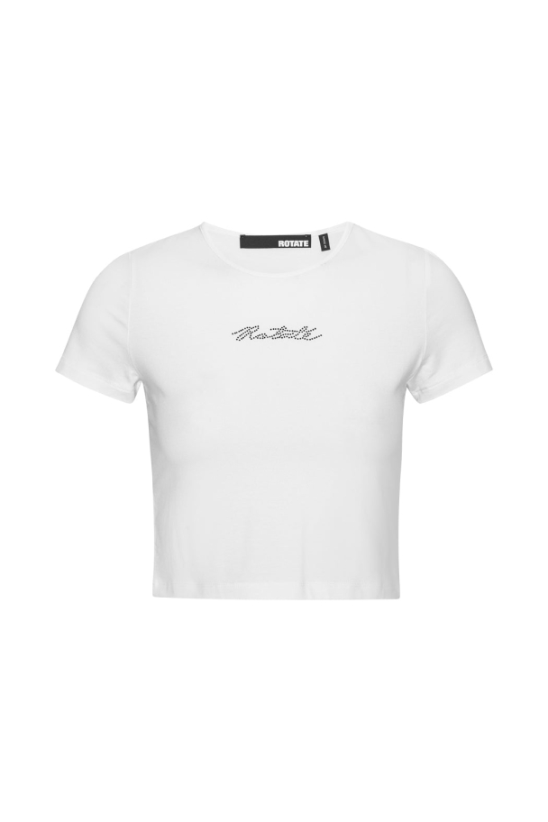 Cropped T-Shirt - White  - Image 2