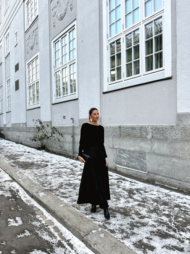 Tina Ankle skirt - Black  - Image 5