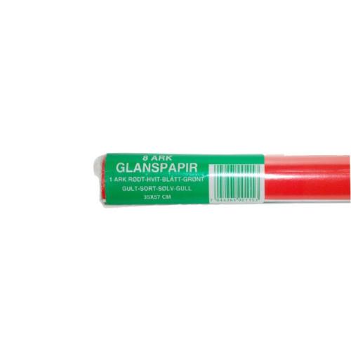 Glanspapir ass farger