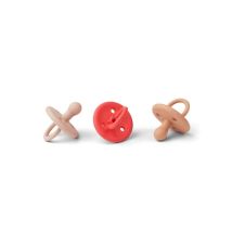 Liewood | Paula Pacifier 3-pk - Apple Red Multi Mix