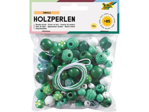 Folia Perlesett Treperler 60g – Grønn/hvit