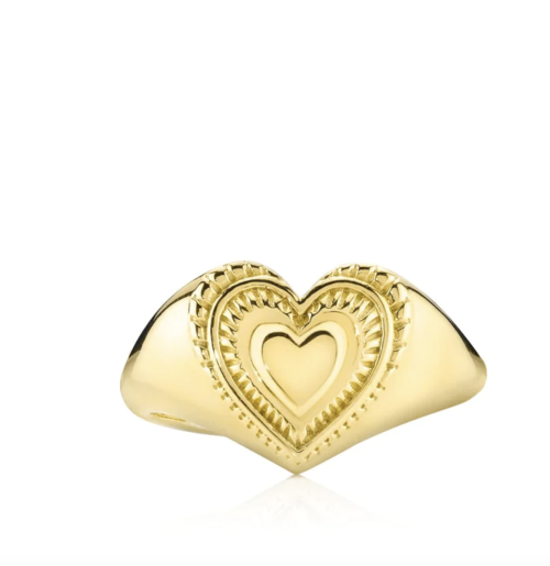 Heart Ring Gold  | Heart Ring Gold Anne Sofie Krab x Sistie fra Sistie