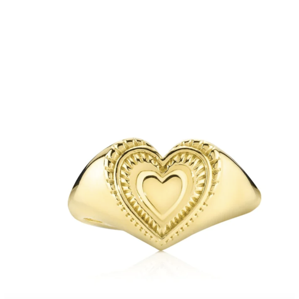 Heart Ring Gold  | Heart Ring Gold Anne Sofie Krab x Sistie fra Sistie