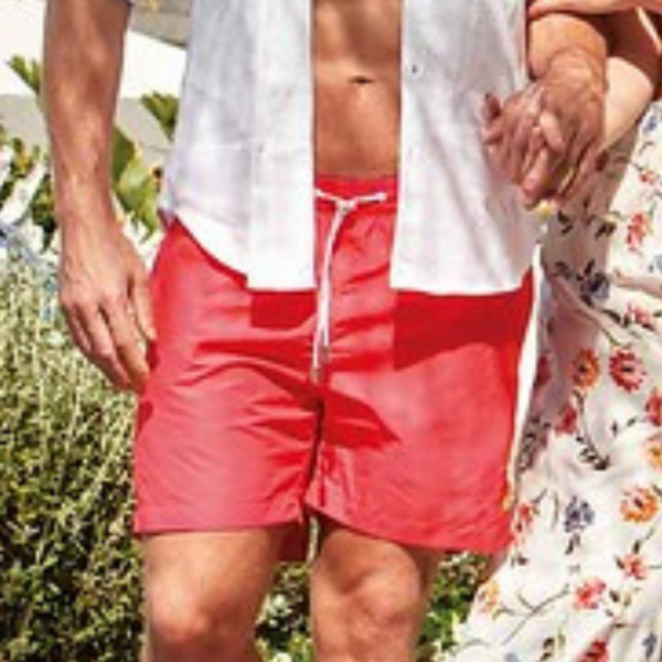 'Porter' shorts men, rød