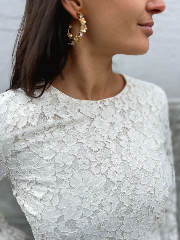 Perla Lace Top - Whitecap Gray - Image 10