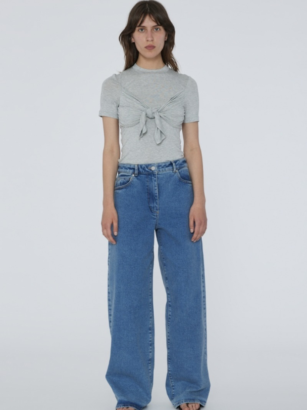 Cocoon Denim Pants - Image 1