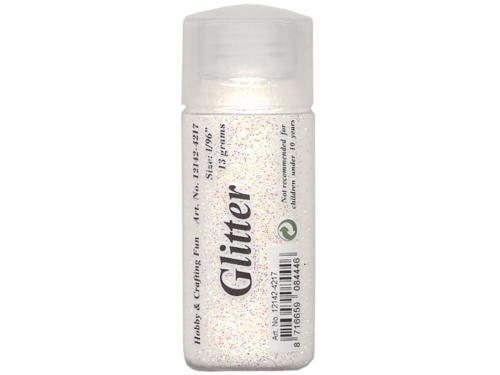 Glitter 15g – Hvit / Perlemor