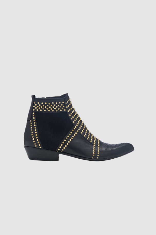 CHARLIE BOOTS - GOLD STUDS - Image 2