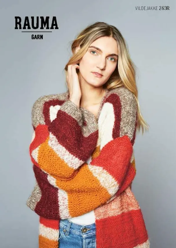 Hefte Rauma Garn - 263R Vildejakke Vår`18