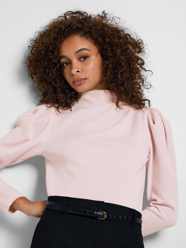 SELECTED FEMME Fenja T-neck Top - Image 1