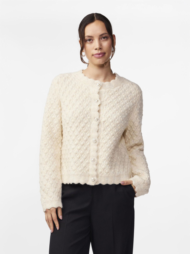 Y.A.S Bubble Knit Cardigan - Image 2