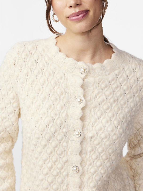 Y.A.S Bubble Knit Cardigan - Image 1