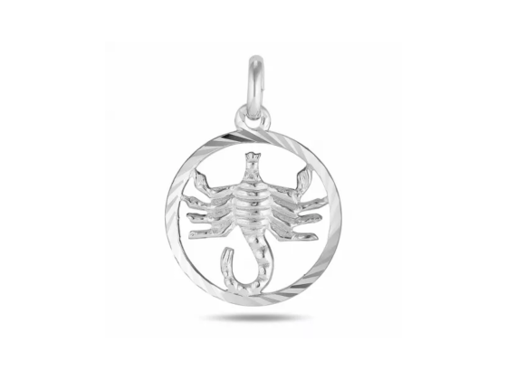 Anheng - Stjernetegn (skorpion) sølv