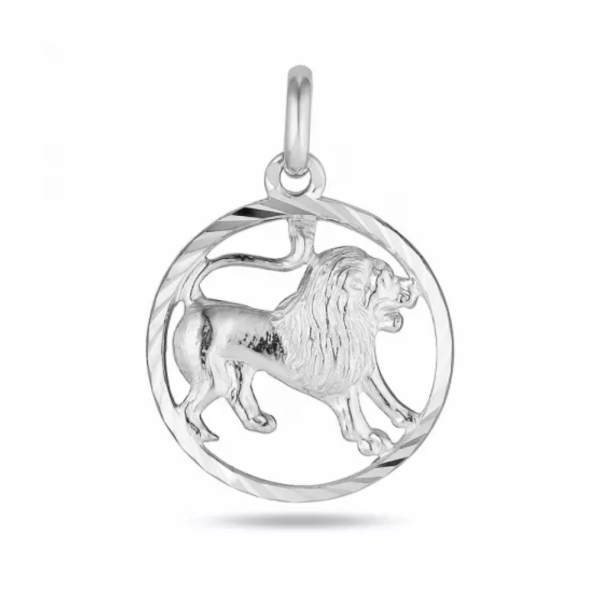 Anheng - Stjernetegn (løve) sølv