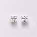 Sølv ørestikk m. 5x5mm zirkonia 
