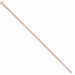 SEVILLE - Forgylt sølv armbånd Panser (8mm)