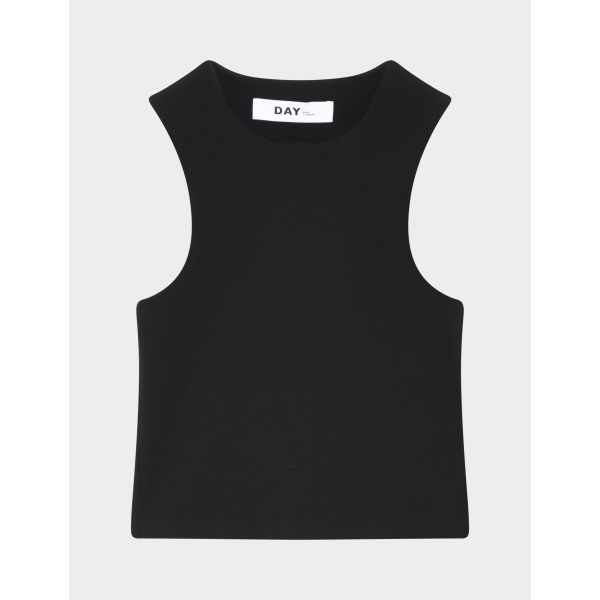 Traci All Day Jersey Singlet - Black