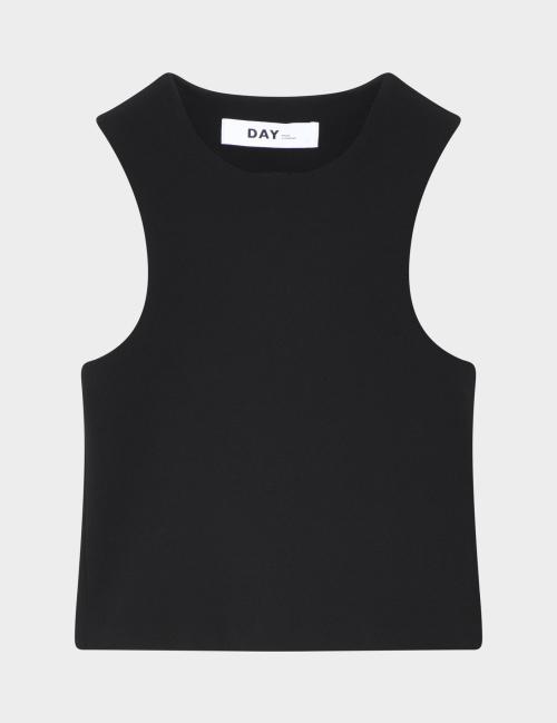 Traci All Day Jersey Singlet - Black