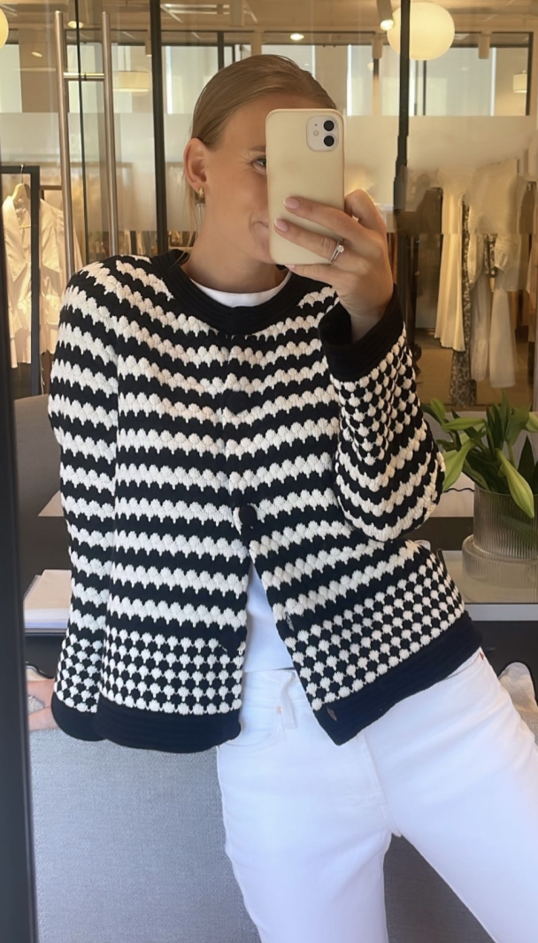 Y.A.S Chester Knit Cardigan - Image 1