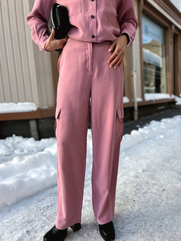 Alienor Cargo Pants - Foxglove  - Image 1