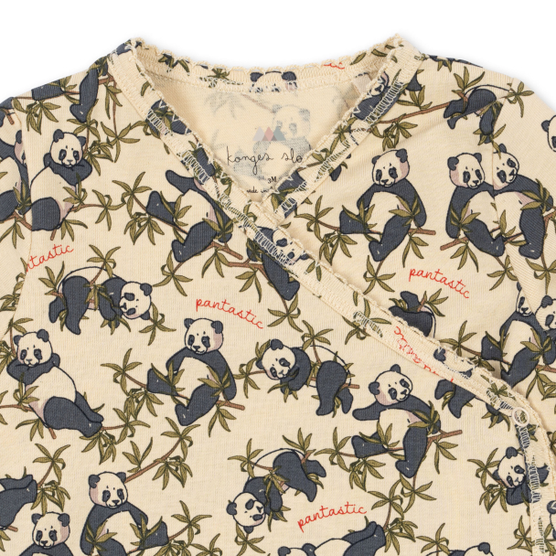 KONGES SLØJD - BASIC NEWBORN ONESIE PANDA - Image 3