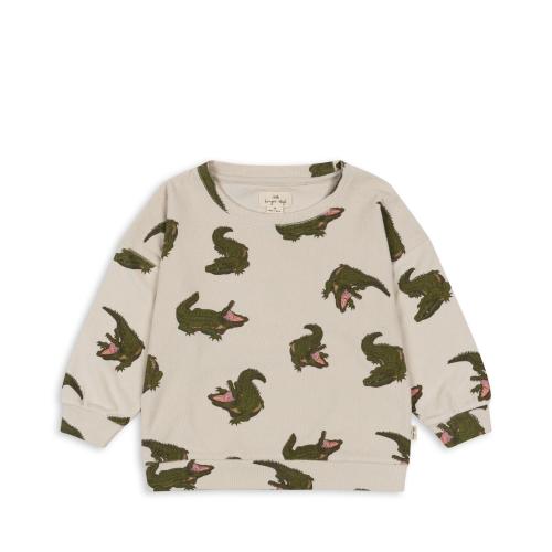 KONGES SLØJD - ITTY SWEATSHIRT CROCODILE