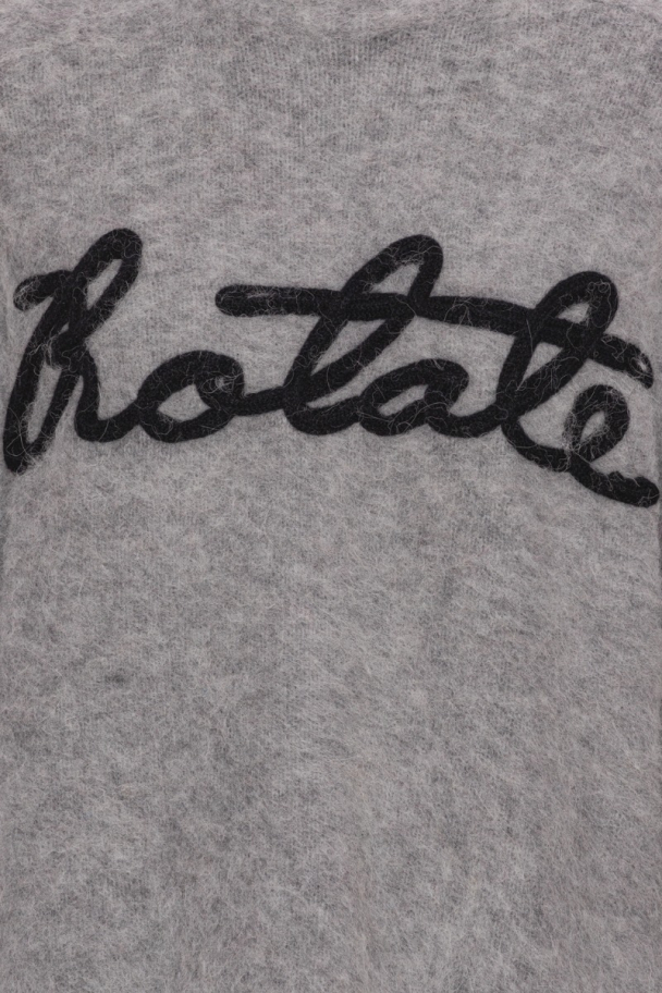 Knit Oversize Logo Jumper - Grey  - Image 4
